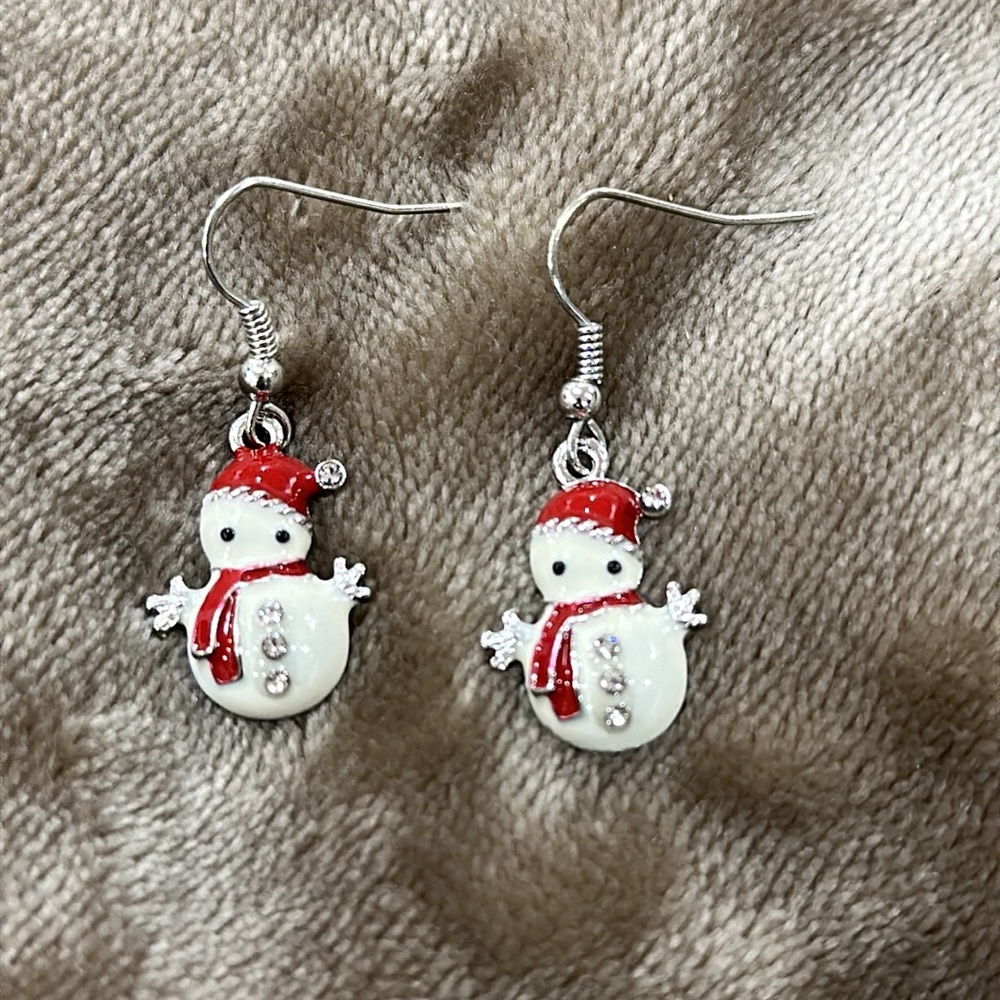 Women Christmas Hook Drop Dangle Earring Charm eardrop Jewelry Xmas Party